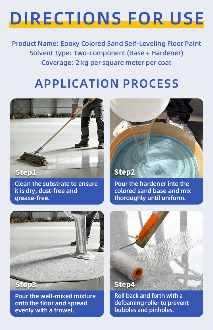 Epoxy Colored Sand Flooring – 20kg Bucket | Seamless Decorative Floor Coating