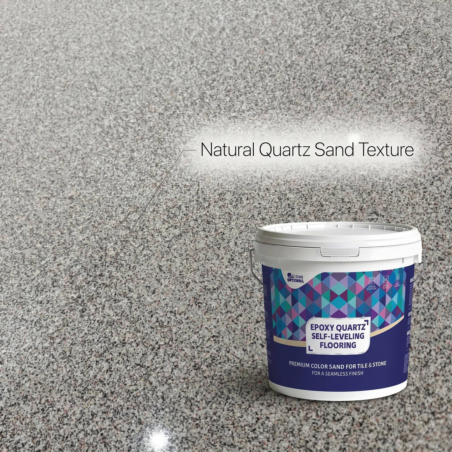Epoxy Colored Sand Flooring – 20kg Bucket | Seamless Decorative Floor Coating