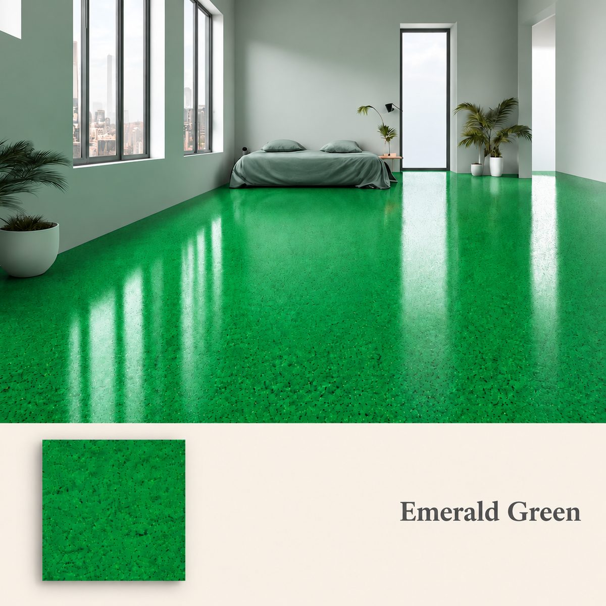 Epoxy Colored Sand Flooring