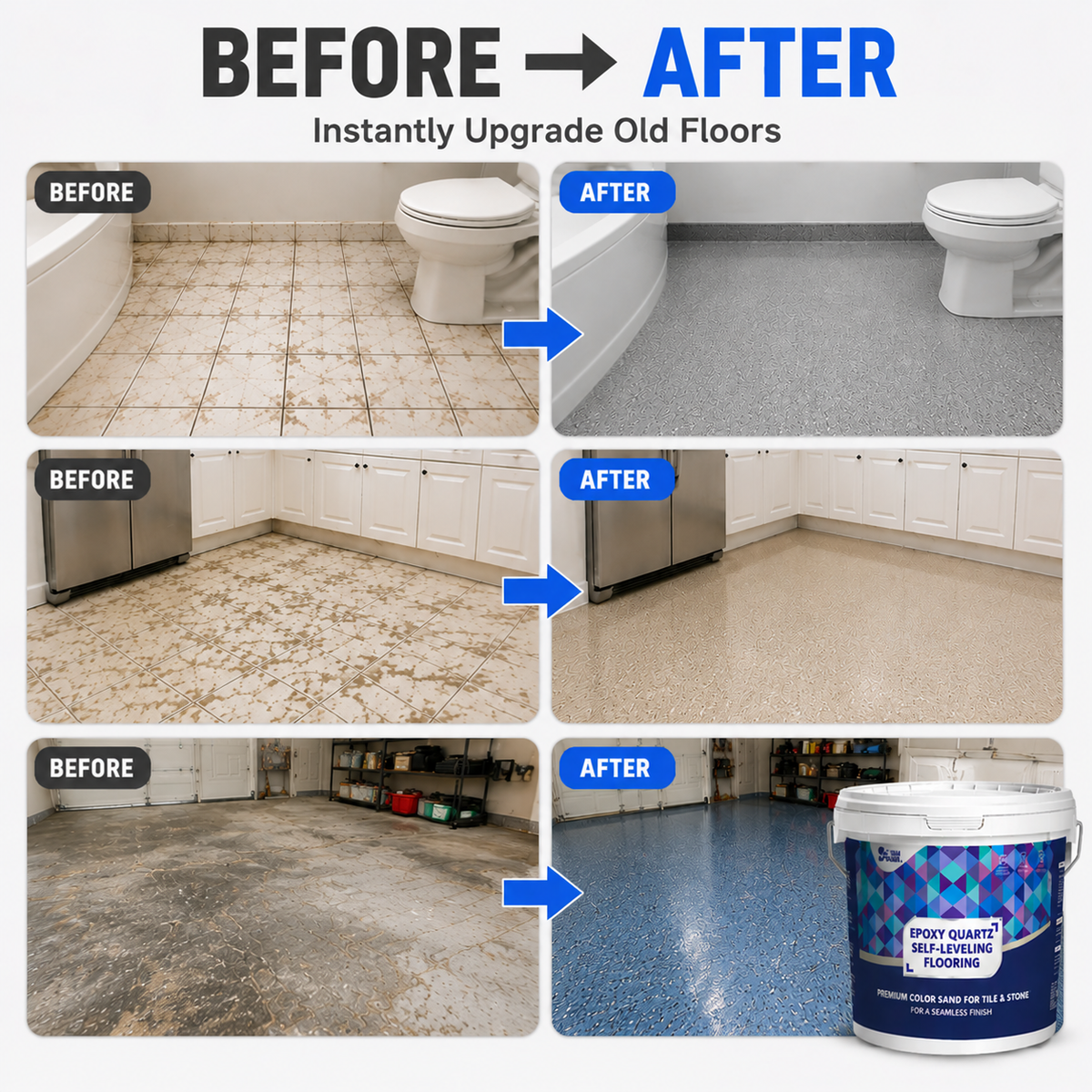 Epoxy Colored Sand Flooring