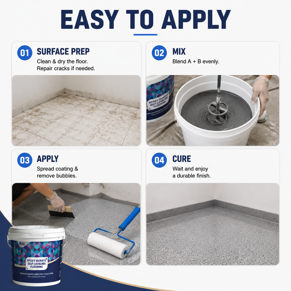 Epoxy Colored Sand Flooring