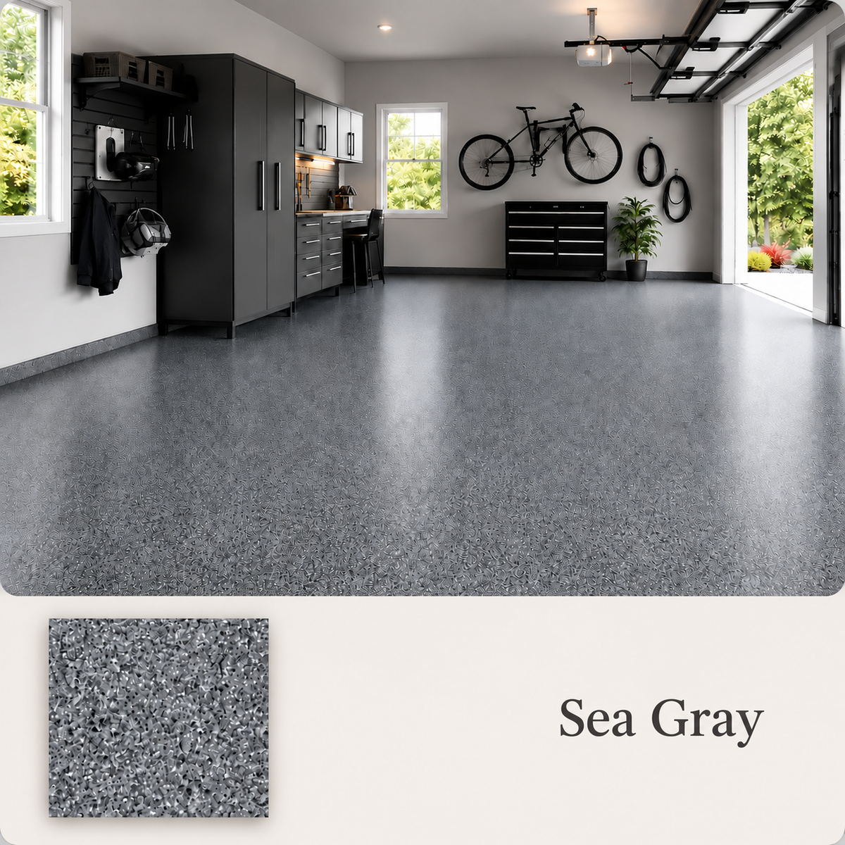sea grey of Epoxy Colored Sand Flooring